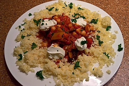 Kichererbsen-Auberginen-Pfanne 2