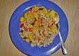 Schnitzel - Reis - Pfanne