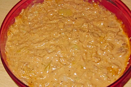 Spaghetti mit Thunfisch - Sahne - So&szlig;e 5