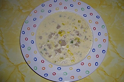 K&auml;se - Lauch - Suppe