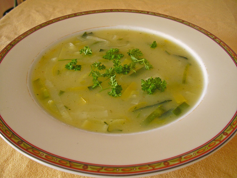 Chefkoch.de Rezept: Kartoffel - Lauch - Suppe (Diät)