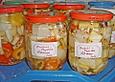 Paprika - Zucchini s&uuml;&szlig;sauer eingemacht