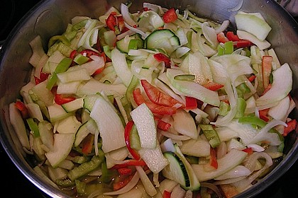 Paprika - Zucchini s&uuml;&szlig;sauer eingemacht 3