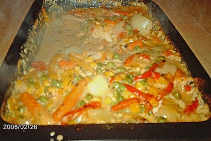 Zwiebel - Paprika - Sahne H&auml;hnchen 4