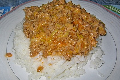 Porree - Hackfleisch 4