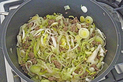 Porree - Hackfleisch 10