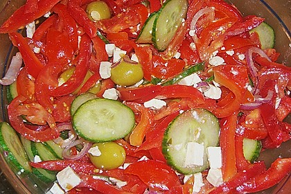 Griechischer Bauernsalat 4