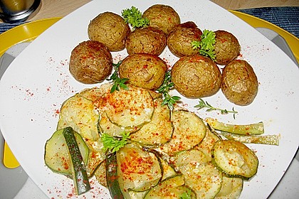 Fisch mit Zucchinischuppen