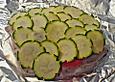 Fisch mit Zucchinischuppen
