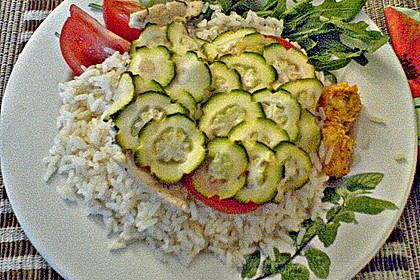 Fisch mit Zucchinischuppen 5