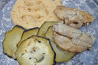 Fisch mit Zucchinischuppen 2