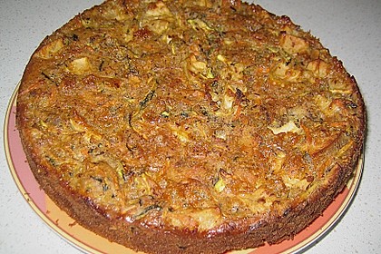 Möhren - Zucchini - Apfel - Kuchen 10