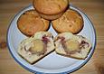 Himbeer - Marzipan - Muffins
