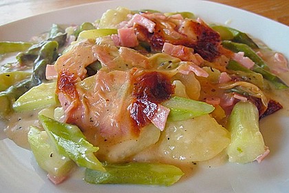 Spargel - Kartoffel - Auflauf