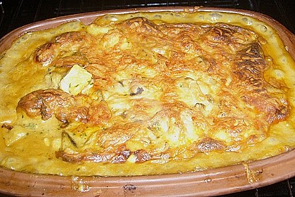 Auflauf mit Gnocchi, Pute und Champignons 12