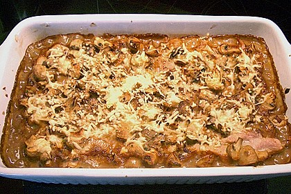 Auflauf mit Gnocchi, Pute und Champignons 15