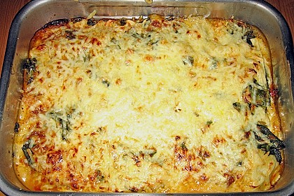 Superschnelle Spinat - Hack Lasagne 1