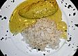 H&auml;hnchenbrust in Curryrahmsauce