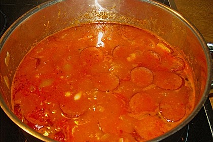 Serbische Bohnensuppe 26