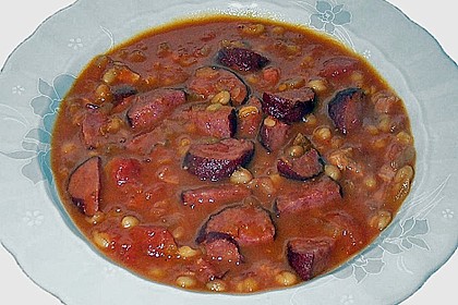 Serbische Bohnensuppe 1