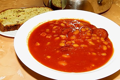 Serbische Bohnensuppe 11
