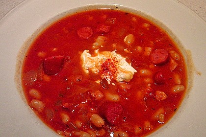 Serbische Bohnensuppe 13