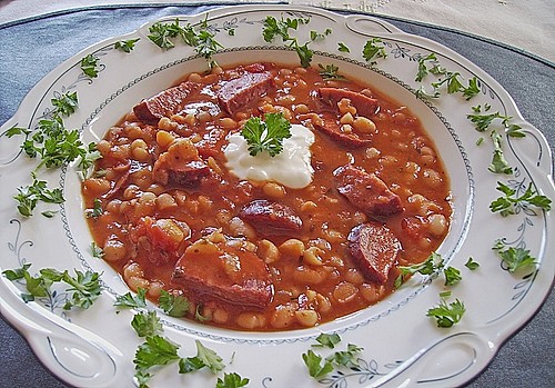 Serbische Bohnensuppe (Rezept mit Bild) von mahlzahn3270 | Chefkoch.de