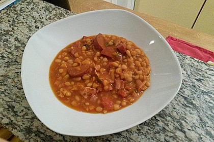 Serbische Bohnensuppe 4