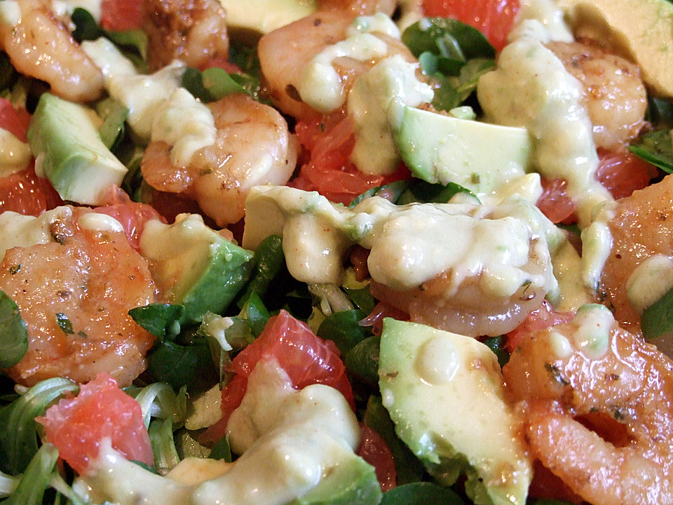 Avocado - Shrimps Salat (Rezept mit Bild) von Gelöschter Benutzer ...