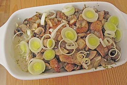 Seelachs mit Champignons 5