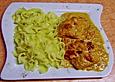 Putenschnitzel mit Gorgonzolasauce