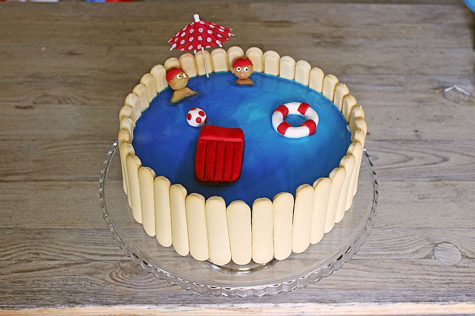 Swimmingpool Torte (Rezept mit Bild) von moosmutzel311 | Chefkoch.de