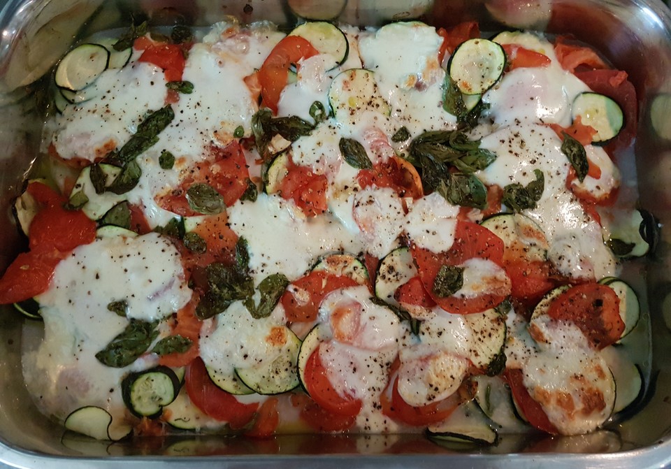Zucchini-Tomaten-Mozzarella-Gratin (Rezept mit Bild) | Chefkoch.de