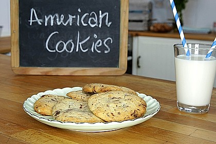 American Cookies - Double-Chocolate Chip Cookies 1