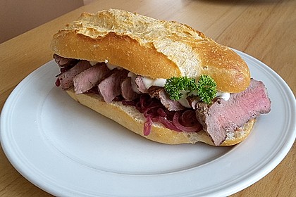 Steaksandwich mit Zwiebelmarmelade 3