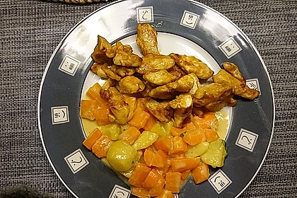 Knusprige Hähnchenbrust mit Möhrengemüse 6