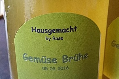 Gemüsebrühe, klar und sehr fettarm, ein Grundrezept 3