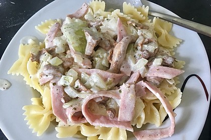 Schinkennudeln mit Pfifferlingen 6