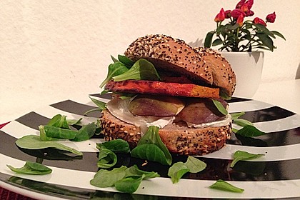 Vegetarischer Kürbis-Burger 2