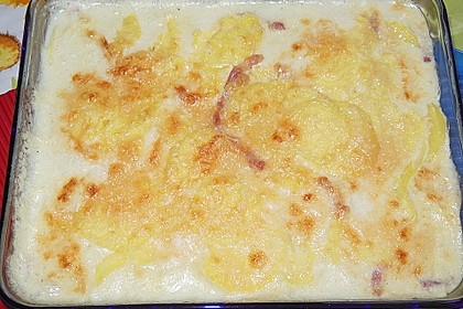Kartoffelgratin mit Bacon 1