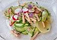 Sommerlicher Wurstsalat mit Rettich und Radieschen