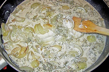 Steakstreifen in Majoransahne 1