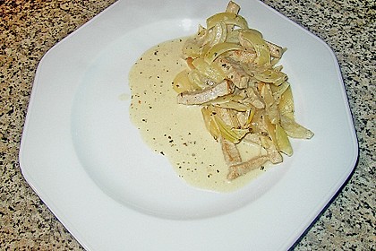 Steakstreifen in Majoransahne 2