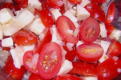 Couscous - Salat mit Tomaten & Mozarella 5
