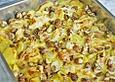 Schnelles saftiges Kartoffel - Pilz - Gratin