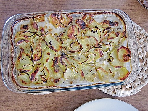 Schnelles saftiges Kartoffel - Pilz - Gratin (Rezept mit Bild ...