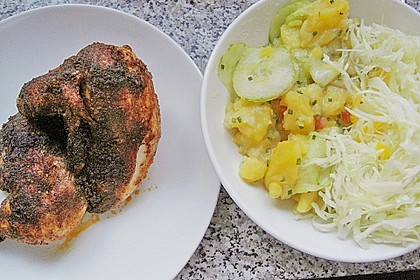 Bayrischer Kartoffelsalat mit Gurke 7