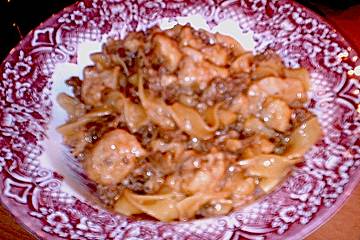 Blumenkohlpfanne mit Hackfleisch