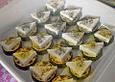 Zucchinischeiben mit Schafsk&auml;se &uuml;berbacken