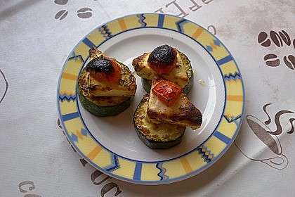 Zucchinischeiben mit Schafsk&auml;se &uuml;berbacken 12